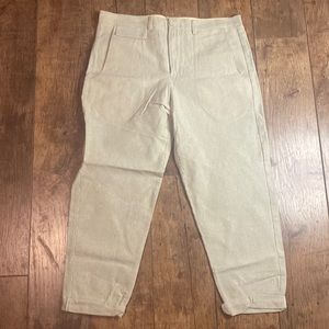 GREY ANTICS size 4 cropped pants tan